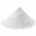 Glicinato de Magnesio en polvo a granel sobre fondo blanco