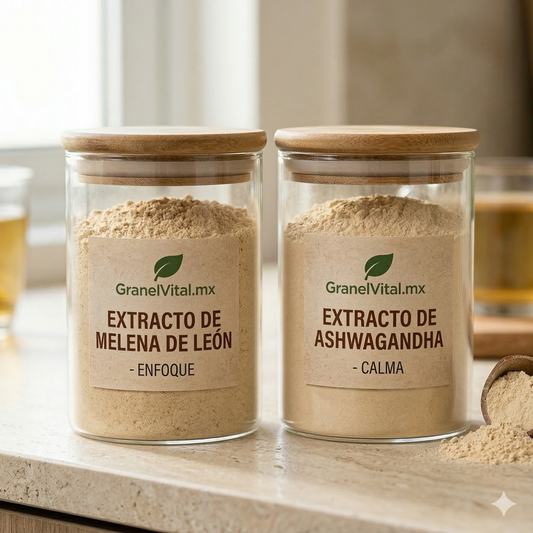 Dúo Bienestar Mental: Enfoque + Calma (Extractos Puros)